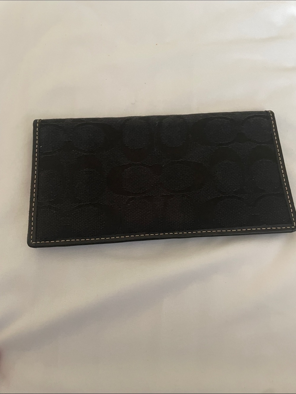 Coach Signature Pattern Long Wallet
